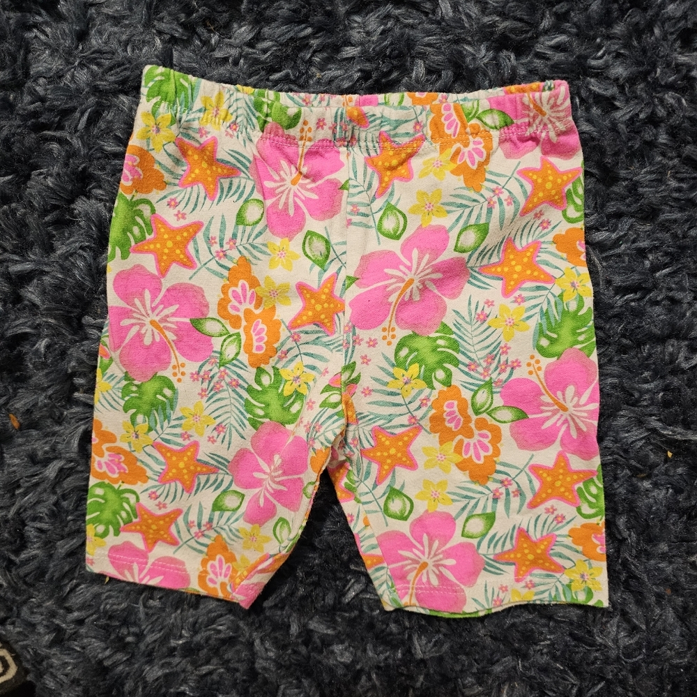 3t girls flower shorts